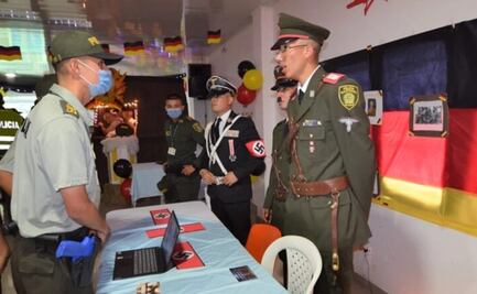 Policía de Colombia desata ira diplomática por disfraces nazis