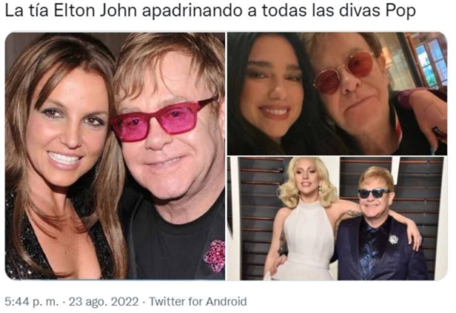 Llaman "tía" a Elton John por su estrafalario look