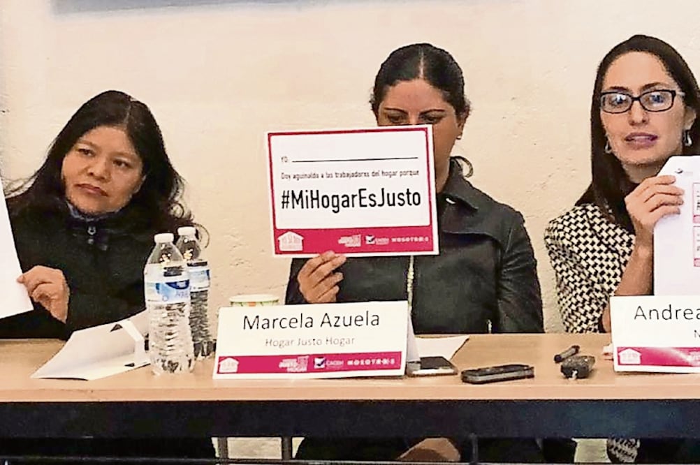 Las organizaciones Nosotrxs, Hogar Justo Hogar y el Centro de Apoyo y Capacitación para Empleadas del Hogar iniciaron una campaña para que trabajadores domésticos tengan como derecho a su labor un aguinaldo a fin de año. (CORTESÍA)