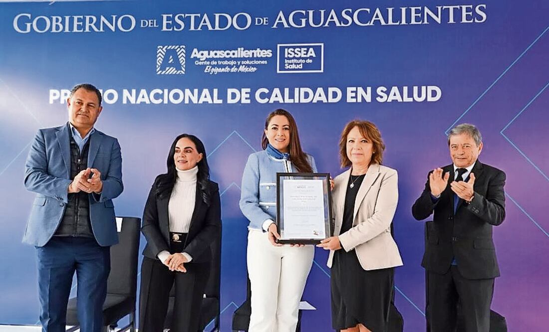 La institución estatal fue la única en lograr el premio nacional otorgado por la Secretaría de Salud federal.