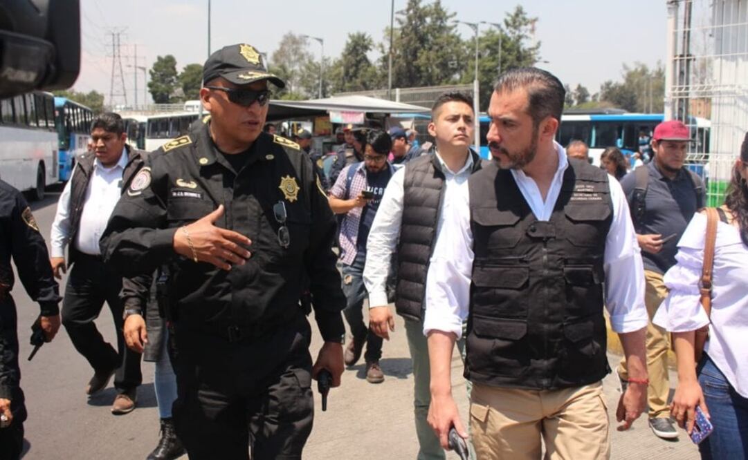 Jesús Orta, titular de Seguridad Ciudadana, dijo que se espera que elementos de la Guardia Nacional se unan a estos dispositivos de seguridad. Foto: Tomada de Twitter @SSP_CDMX