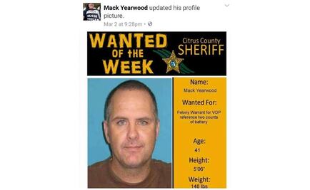 Fugitivo usa su cartel de “se busca” como foto de perfil