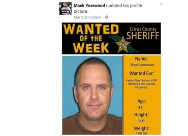 Fugitivo usa su cartel de “se busca” como foto de perfil