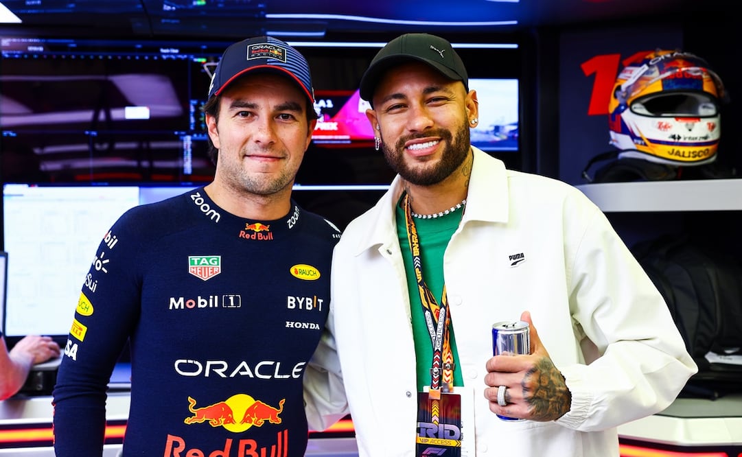 Checo Pérez y Neymar en la F1