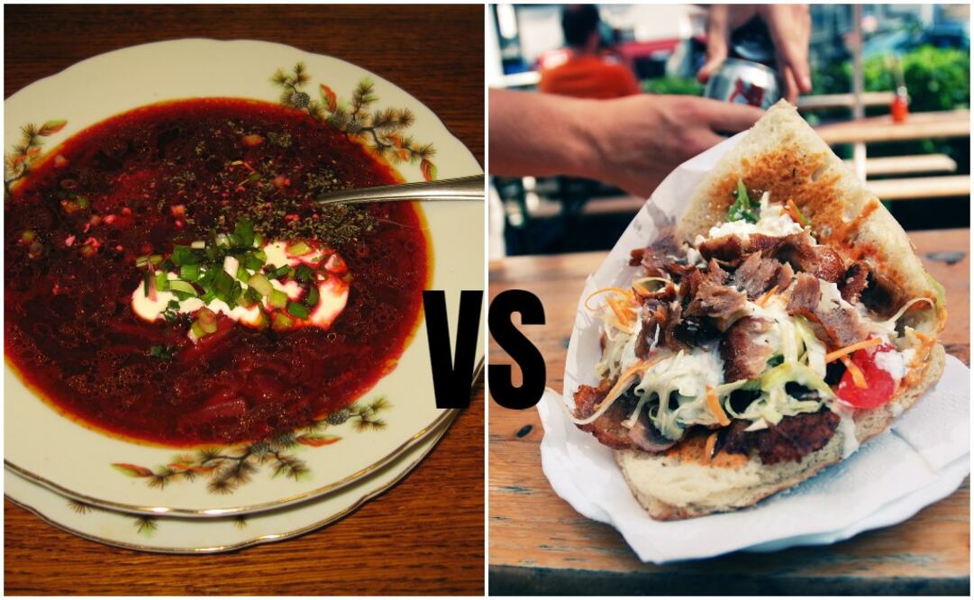 Te dejamos algunos de los platillos más tradiciones de estos dos países. (Foto: Wikimedia Commons)