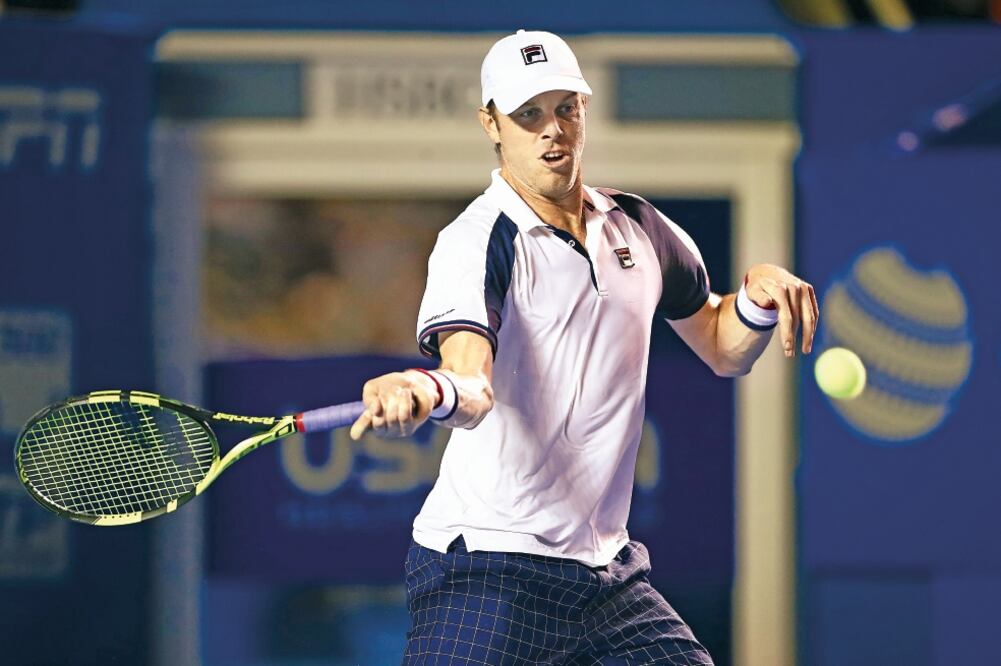 El estadounidense Sam Querrey, desde el principio, dominó a su rival español (ALEJANDRO ACOSTA. EL UNIVERSAL)