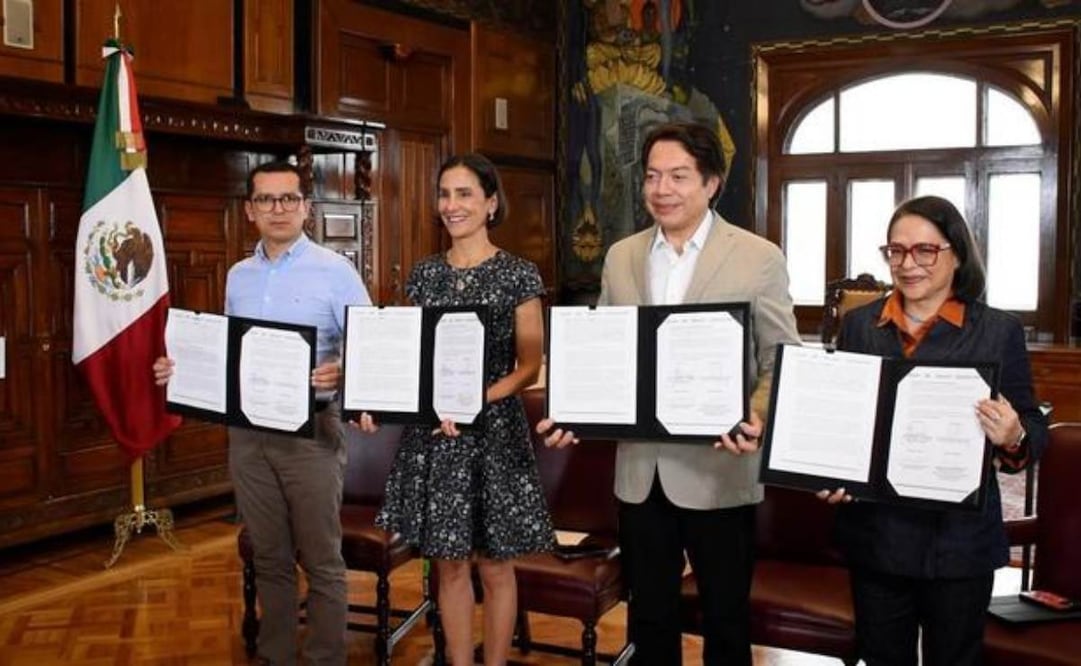 SEP, SENER y CFE firman convenio para llevar internet gratuito a Telesecundarias y Telebachilleratos este 11 de septiembre de 2025. Foto: Especial