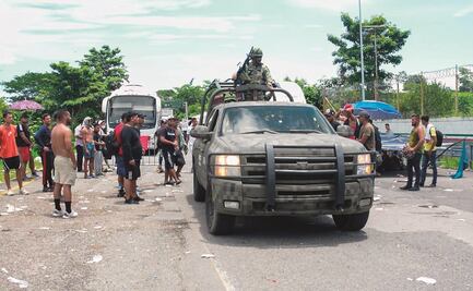Concluye protesta de migrantes en aduana