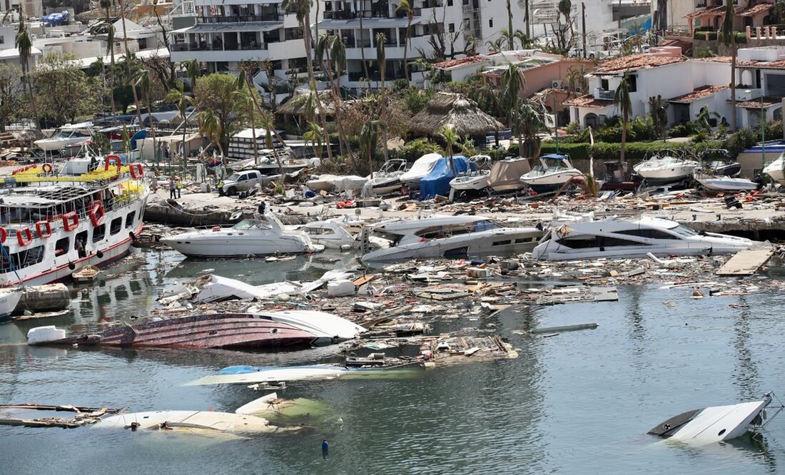 Huracán Otis afectó Acapulco. Foto: Valente Rosas / EL UNIVERSAL