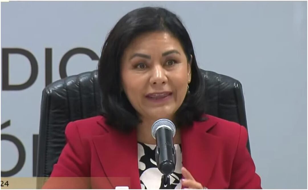 Consejera de la Judicatura Federa, Lilia Mónica López Benítez. Foto: Captura de pantalla.
