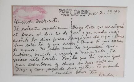 Exhibition of Frida Kahlo's personal letter