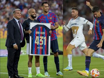 Barcelona humilla a los Pumas, homenajea a Dani Alves y se queda con el Joan Gamper