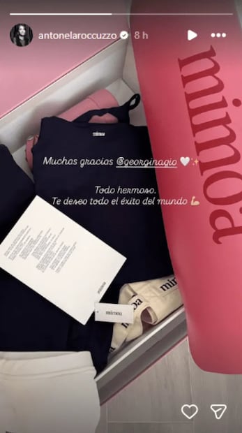 El regalo de Georgina Rodríguez a Antonela Roccuzzo / Foto: Captura de pantalla