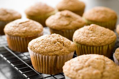 #RECETA de muffins de plátano 