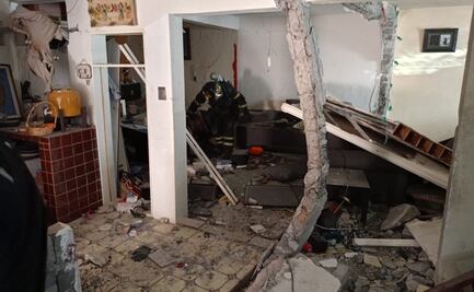 Explosión por acumulación de gas deja dos heridos en Coyoacán
