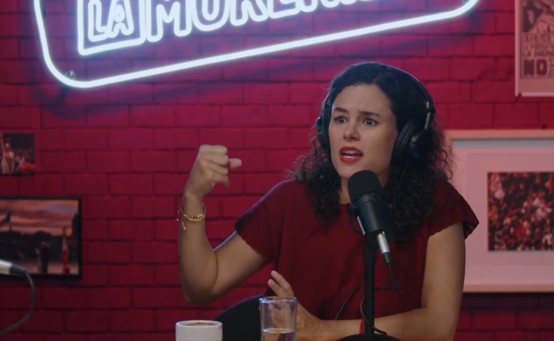Dirigente nacional de Morena, Luisa María Alcalde Luján (06/11/2025). Foto: Captura de pantalla