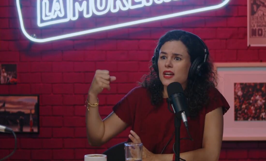 Dirigente nacional de Morena, Luisa María Alcalde Luján (06/11/2025). Foto: Captura de pantalla