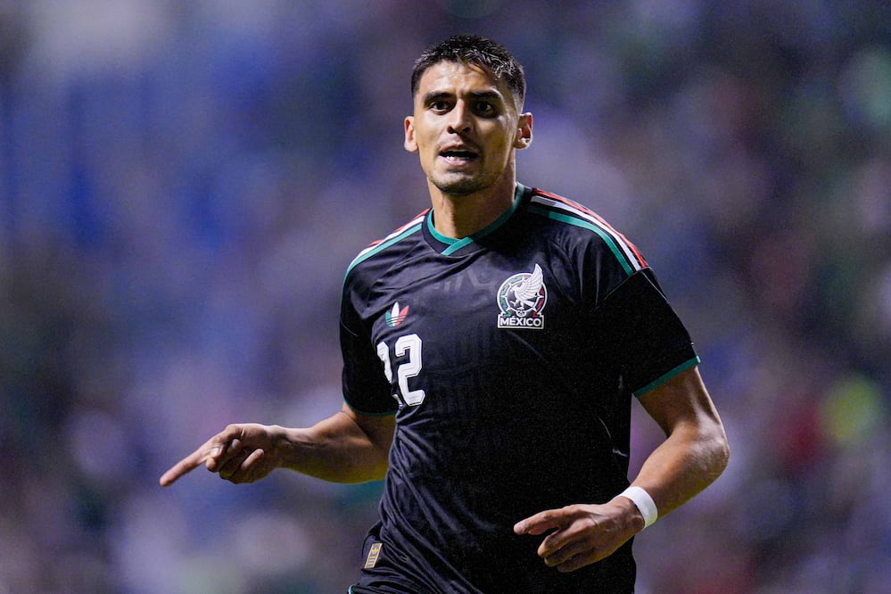 Guillermo "Memote" Martínez en festejo de gol, durante el partido de preparación entre México y Ghana para el Mundial de 2026 - Foto: Imago7