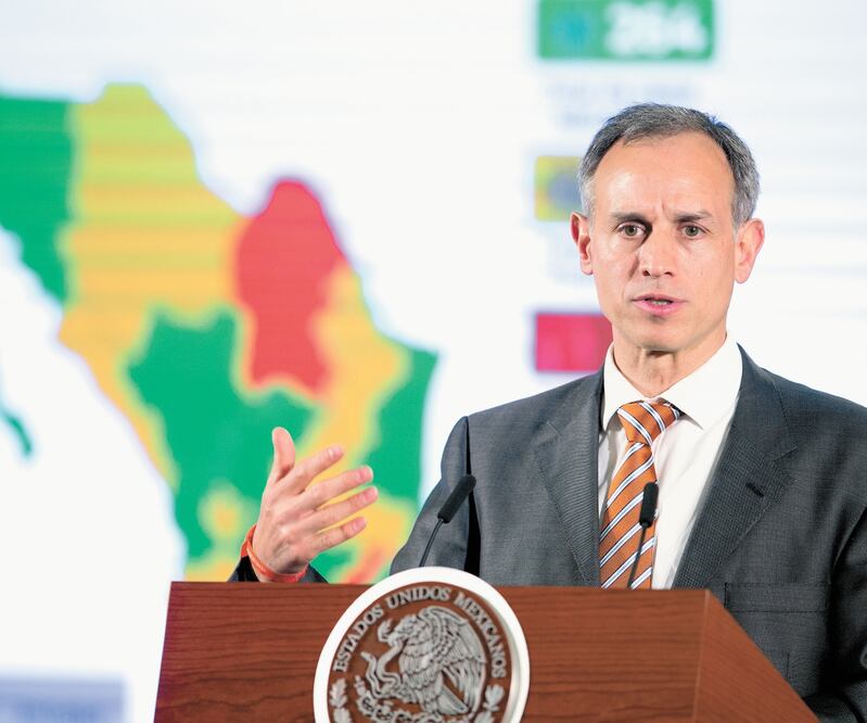 El subsecretario de Salud, Hugo López-Gatell, dijo que el gobierno de México tiene una lista de 8 mil eventos en espacios públicos que analizan para determinar cuáles podrían posponerse. PRESIDENCIA