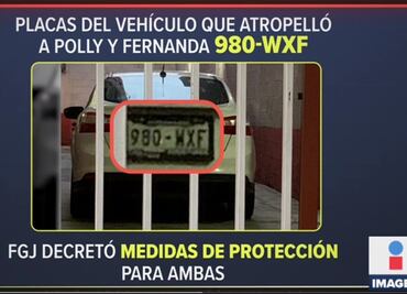 Revelan placas del auto de Diego, quien atropelló a Polly y Fernanda en Iztacalco