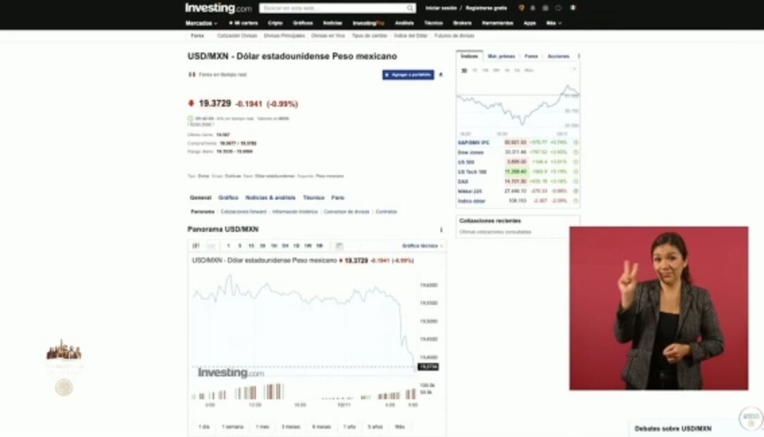 La mañanera de AMLO, 10 de noviembre, minuto a minuto