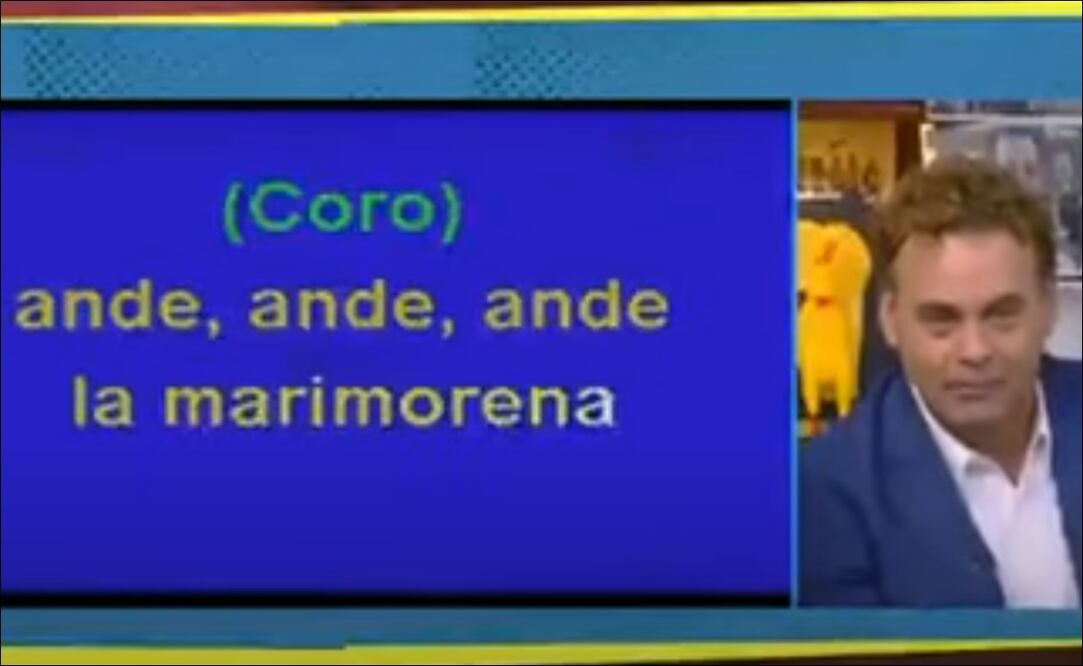 El día que David Faitelson cantó  'La Marimorena' en vivo - Foto: Especial