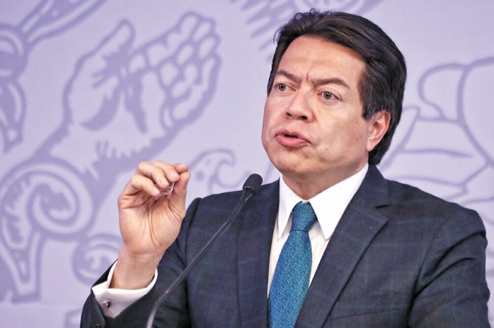 Analizan suspender proceso. El diputado Mario Delgado señaló que si lo mejor para Morena es suspender el proceso y hacer las cosas bien, estaría a favor. DIEGO SIMÓN SÁNCHEZ. EL UNIVERSAL