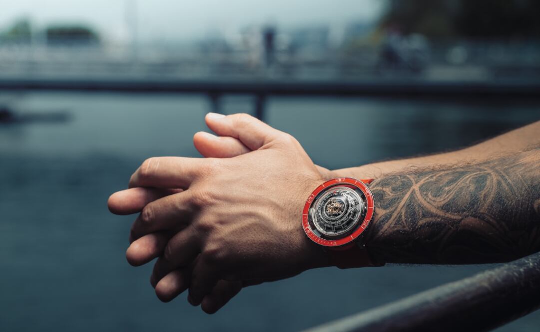 HM7 Aquapod Platinum Red, la nueva colección de MB&F limitado a 25 piezas.