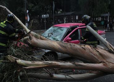 Lluvias y fuertes vientos azotan la CDMX; activan alerta amarilla en 9 alcaldías