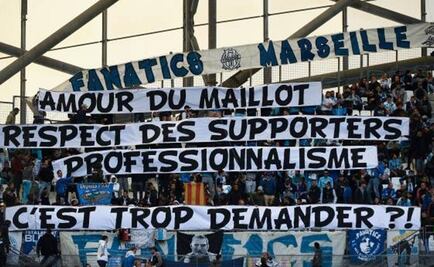 Aficionados en Marsella se pronuncian en contra de Evrá