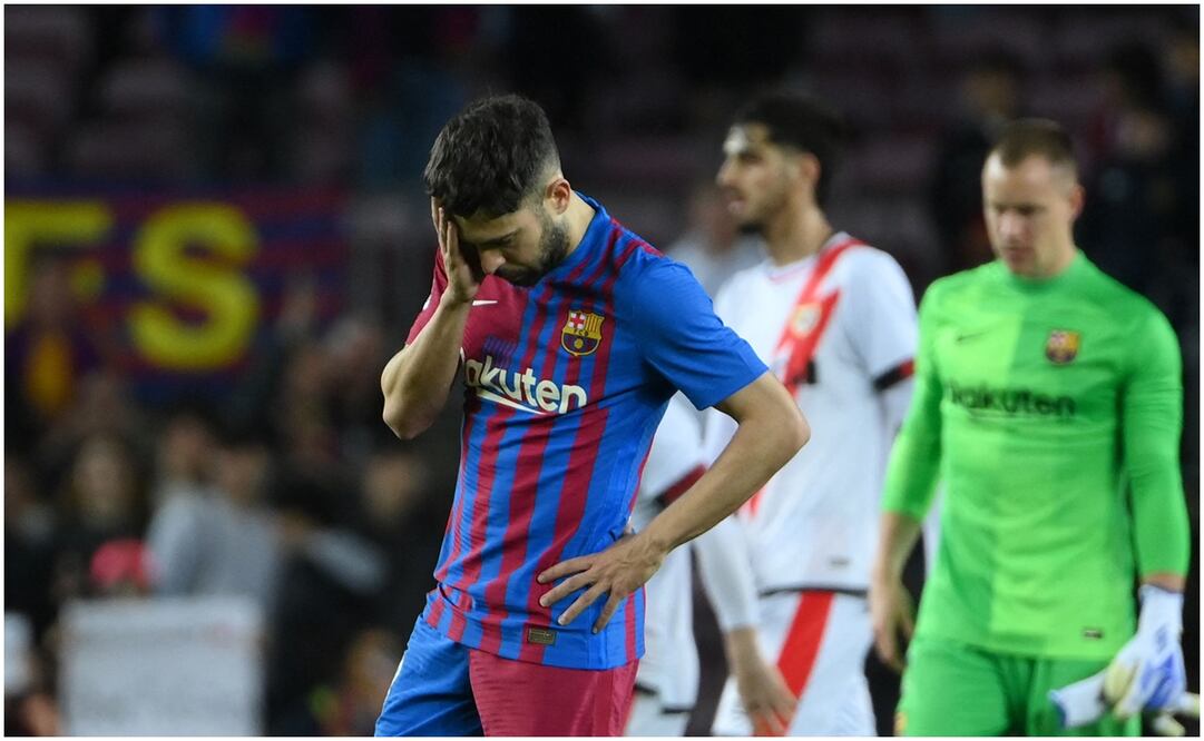 Barcelona pierde ante el Rayo Vallecano; es su tercer derrota consecutiva en el Camp Nou / FOTO: AFP