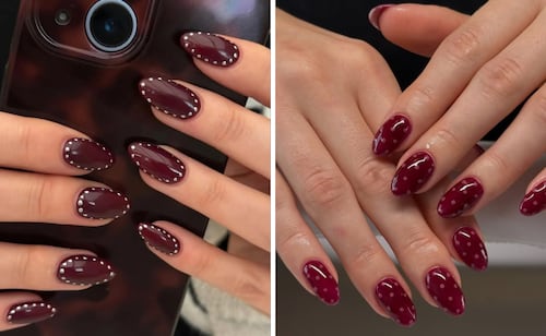 7 diseños de uñas burgundy que son tendencia este otoño 2026