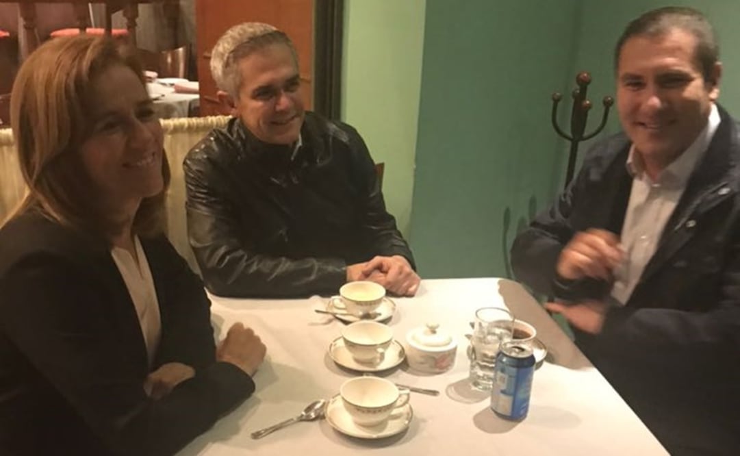 Captan juntos a Margarita, Mancera y Moreno Valle