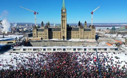 Miles protestan en Canadá contra vacunación obligatoria y restricciones por Covid-19