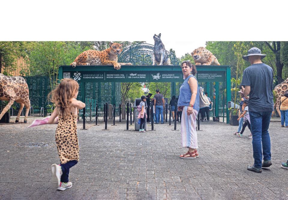 Visitantes disfrutan del Zoológico de Chapultepec, previo a la celebración de su centenario. Foto: Gabriel Pano / EL UNIVERSAL
