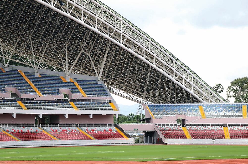 El moderno estadio Nacional, será sede del encuentro entre costarricenses y mexicanos, el martes. (FOTOS: GERARDO VELÁZQUEZ DE LEÓN. EL UNIVERSAL)
