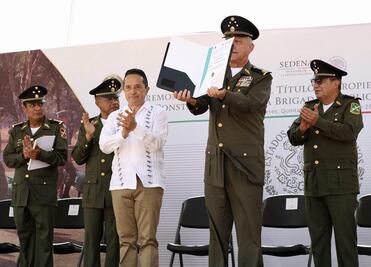 Donan predio para instalar base de policía militar en Q. Roo