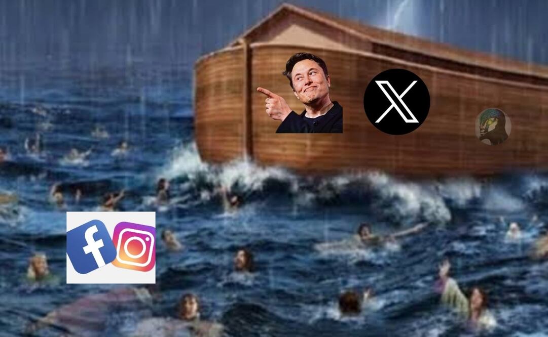 Los internautas se quejaron de la caída de Facebook e Instagram en su cuenta de X, red social perteneciente a Elon Musk. Foto: X