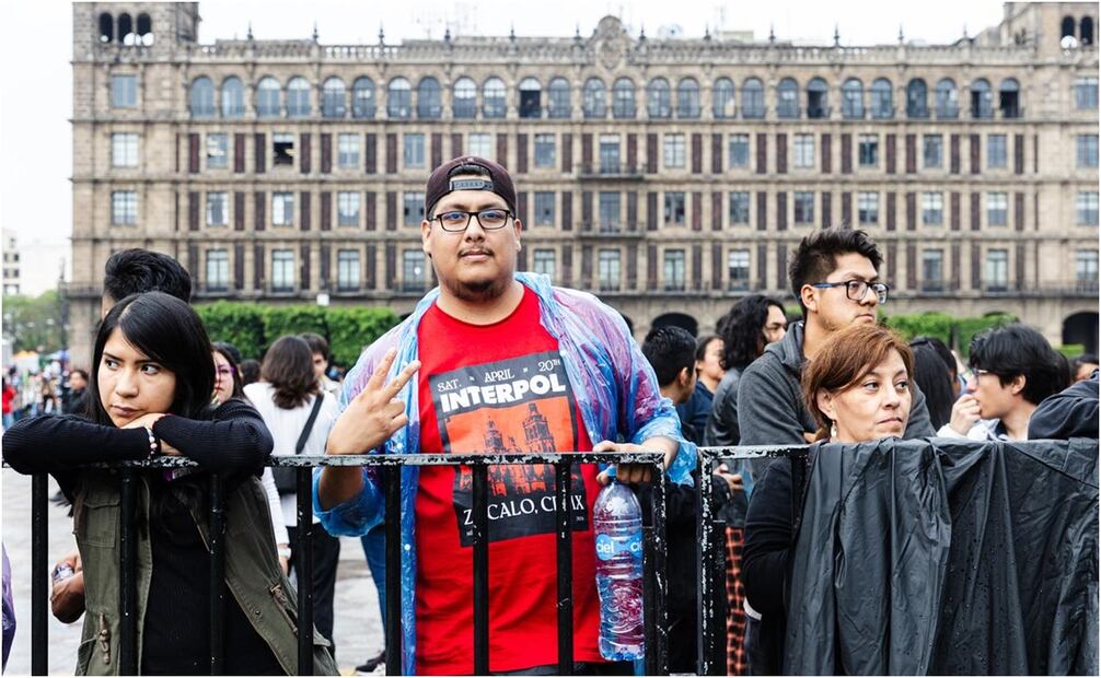 Concierto de Interpol en el Zócalo de CDMX. Fotos: Abril Ángulo/ El Universal