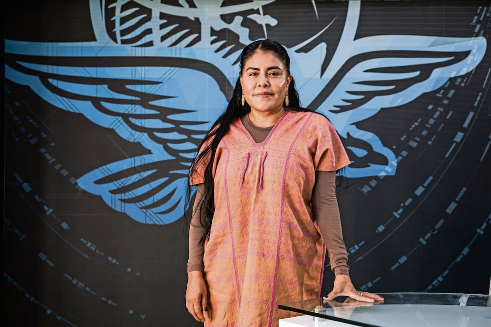 La activista Eufrosina Cruz Mendoza. Foto: Gabriel Pano / EL UNIVERSAL