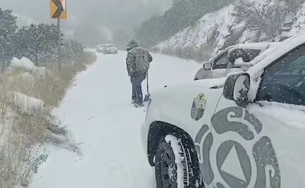 Nieve incomunica a Sonora y Chihuahua; alertan sobre segunda tormenta invernal de la temporada durante fin de semana