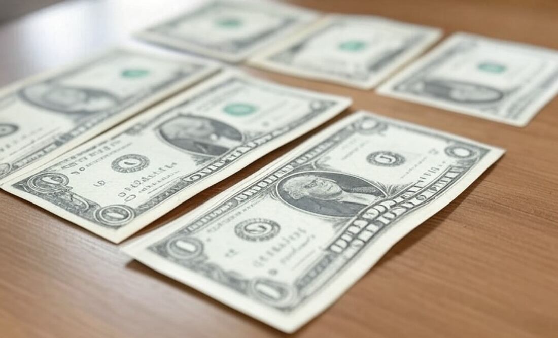 El dólar al menudeo terminó este jueves en 20.06 pesos a la venta en las ventanillas de las sucursales de Banamex. Foto: Creada con IA/ Grok