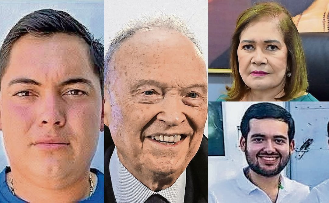 Mauro Alberto Núñez, El Jando; Alejandro Gertz; Sara Bruna Quiñónez; Fausto Corrales. Fotos: Archivo EL UNIVERSAL