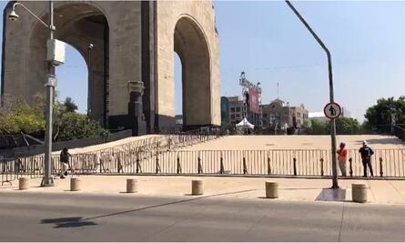 Cierran accesos viales al Monumento a la Revolución por evento de Sheinbaum en la tarde; toma precauciones