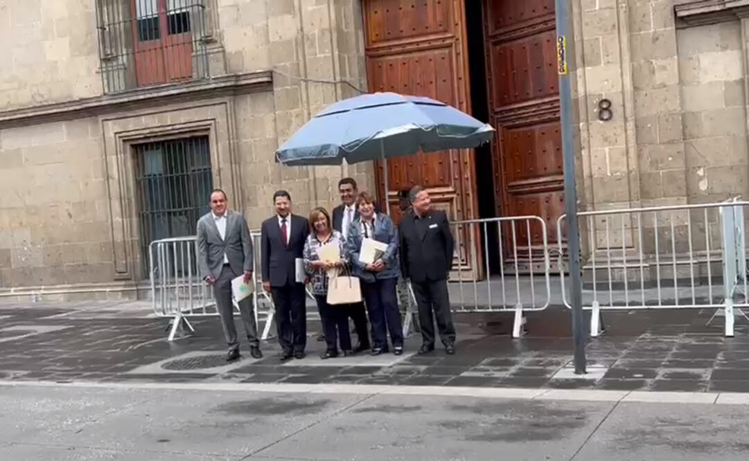 Gobernadores se reúnen con AMLO en Palacio Nacional. Foto: Captura/Video Especial