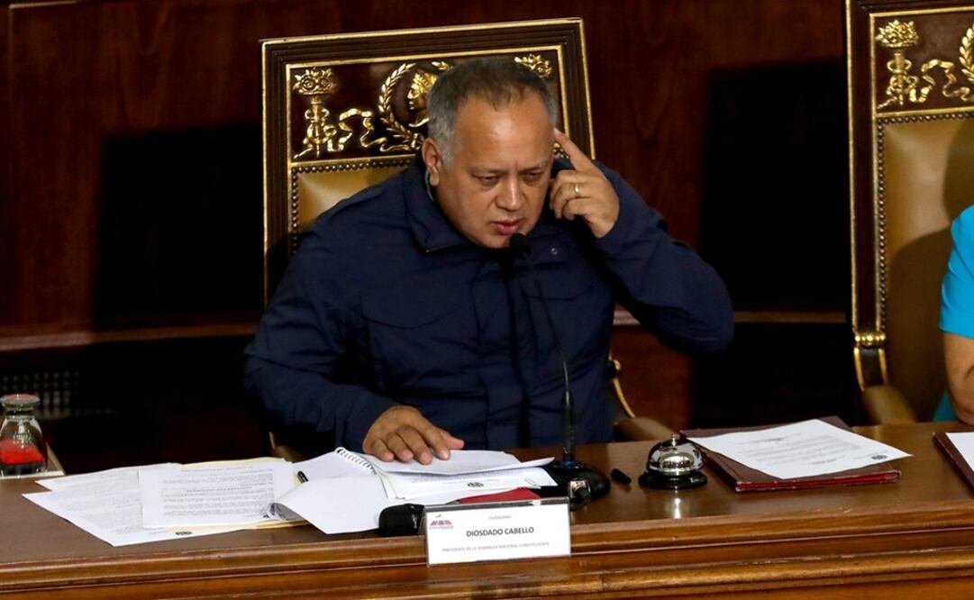 Diosdado Cabello, líder de la Asamblea Constituyente de Venezuela. Foto: EFE 