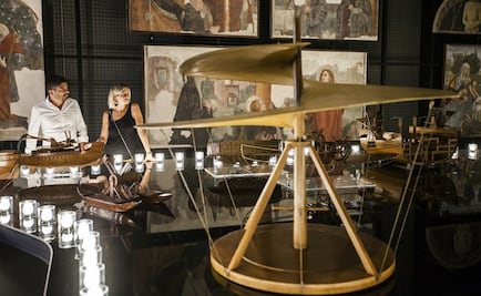 Los ingenios de Leonardo Da Vinci desfilan en Milán