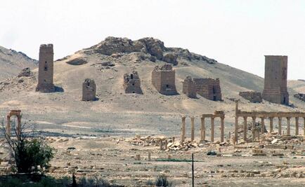 Confirman destrucción de tres arcos en Palmira