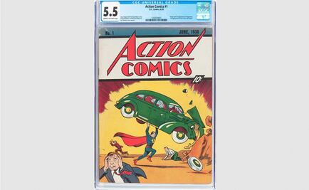 Subastan cómic donde debutó Superman