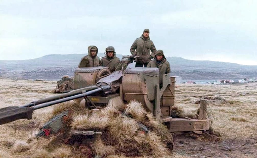 Soldados argentinos durante la confrontación militar por las Islas Malvinas. Foto: Gobierno de Argentina / ESPECIAL